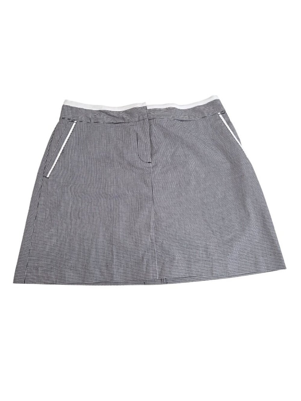 Izod Womens 6 Cool-FX Stretch Gingham Golf Skort Built-In Shorts 1300